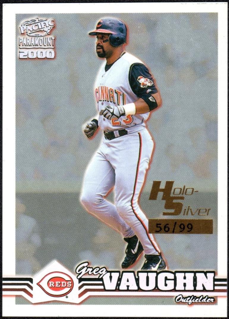 Greg Vaughn #65 Baseball Cards 2000 Pacific Paramount