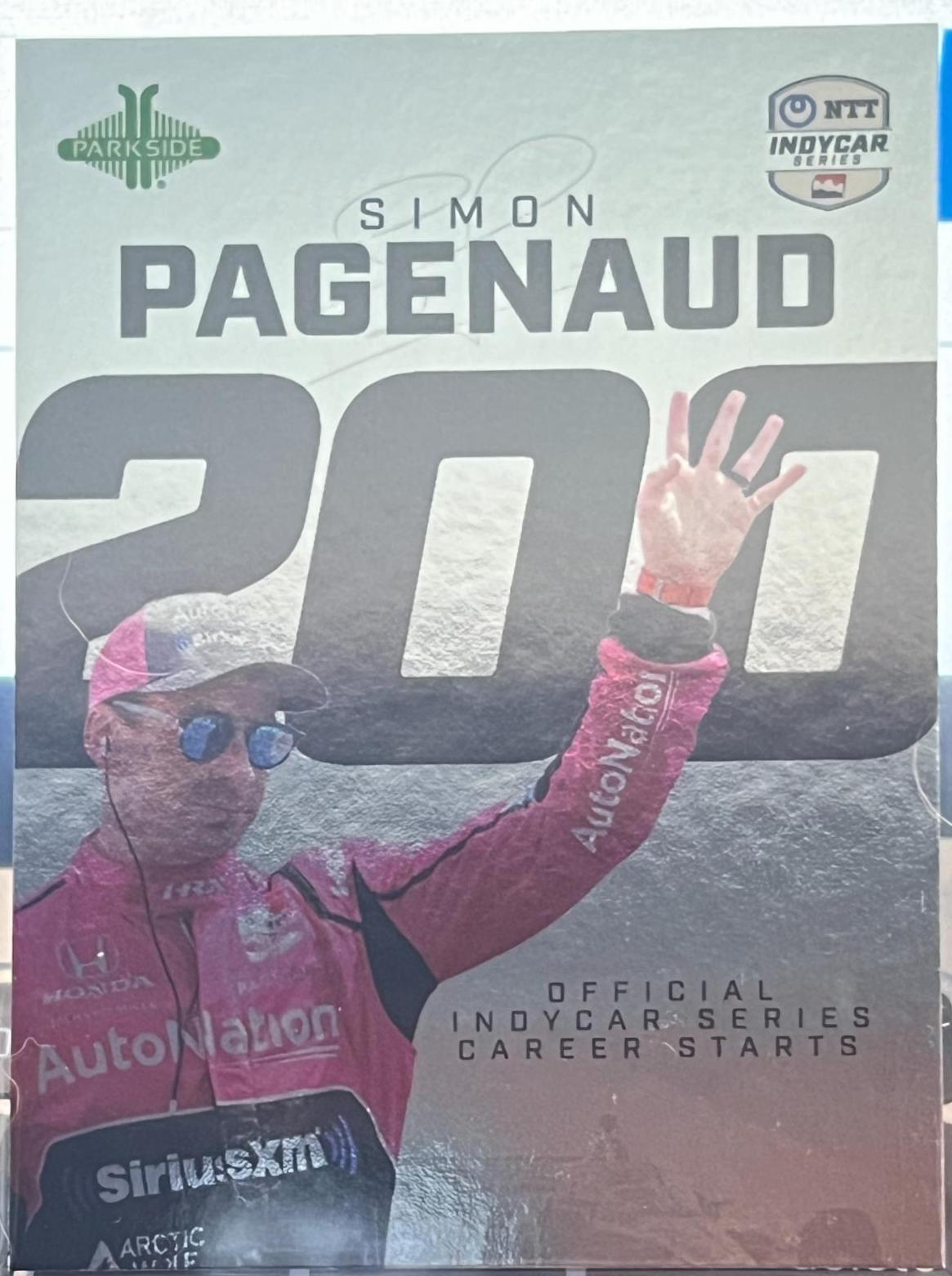 Simon Pagenaud #MM-2 Racing Cards 2024 Parkside NTT IndyCar Marquee Moment