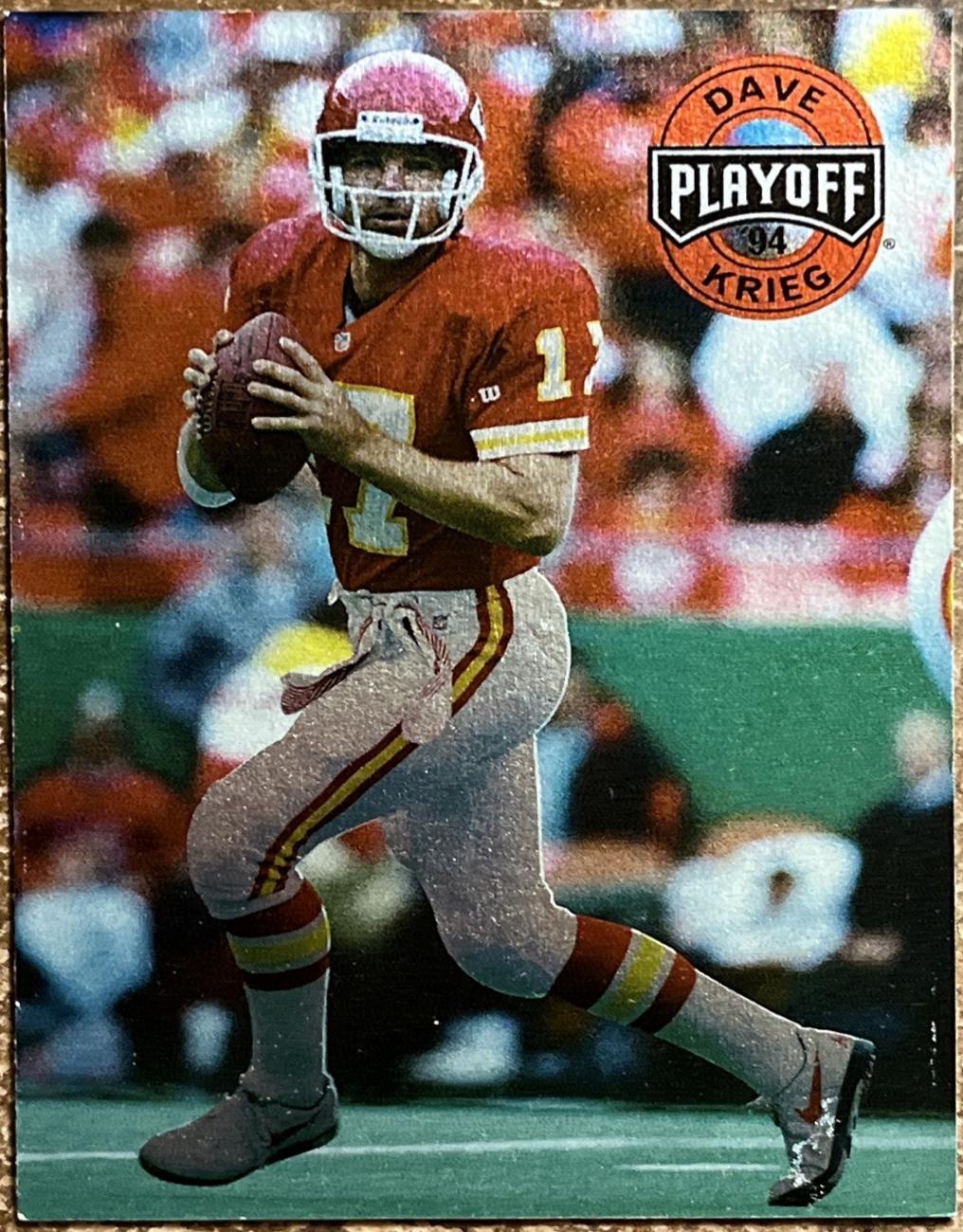Dave Krieg #178 1994 Playoff Football