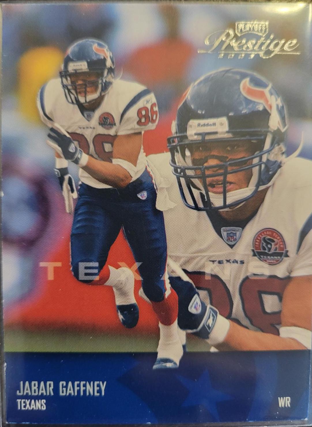 Jabar Gaffney #56 Football Cards 2003 Playoff Prestige