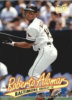 Roberto Alomar #G1 Baseball Cards 1997 Ultra Gold Medallion