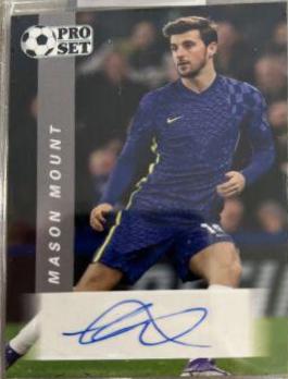 Mason Mount #PS-MM1 2022 Pro Set Autographs Soccer