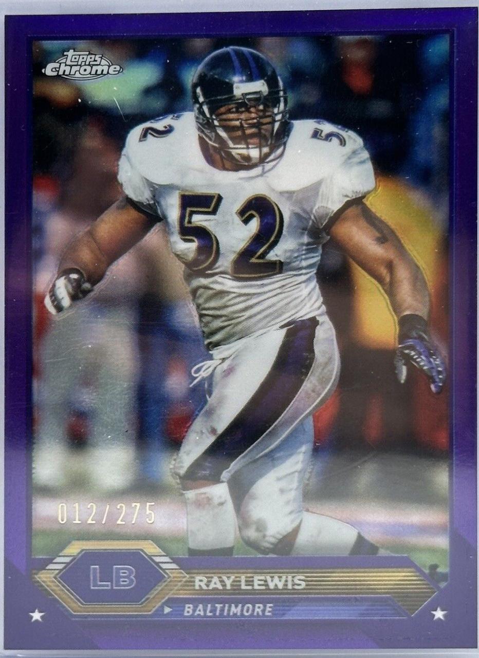 Ray Lewis [Purple Refractor] #4
