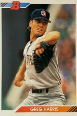 Greg Harris #269 Baseball Cards 1992 Bowman Prices