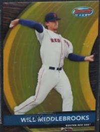 Will Middlebrooks #BBP22 Baseball Cards 2012 Bowman's Best Prospects