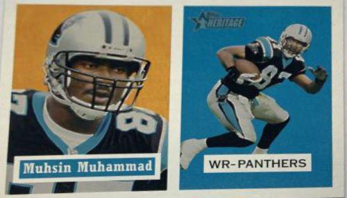 Muhsin Muhammad #13 Football Cards 2002 Topps Heritage
