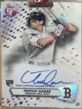 Triston Casas #PA-TC Baseball Cards 2023 Topps Pristine Autographs
