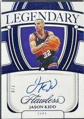 Jason Kidd [Blue] #12 Basketball Cards 2023 Panini Flawless Legendary Scripts Prices