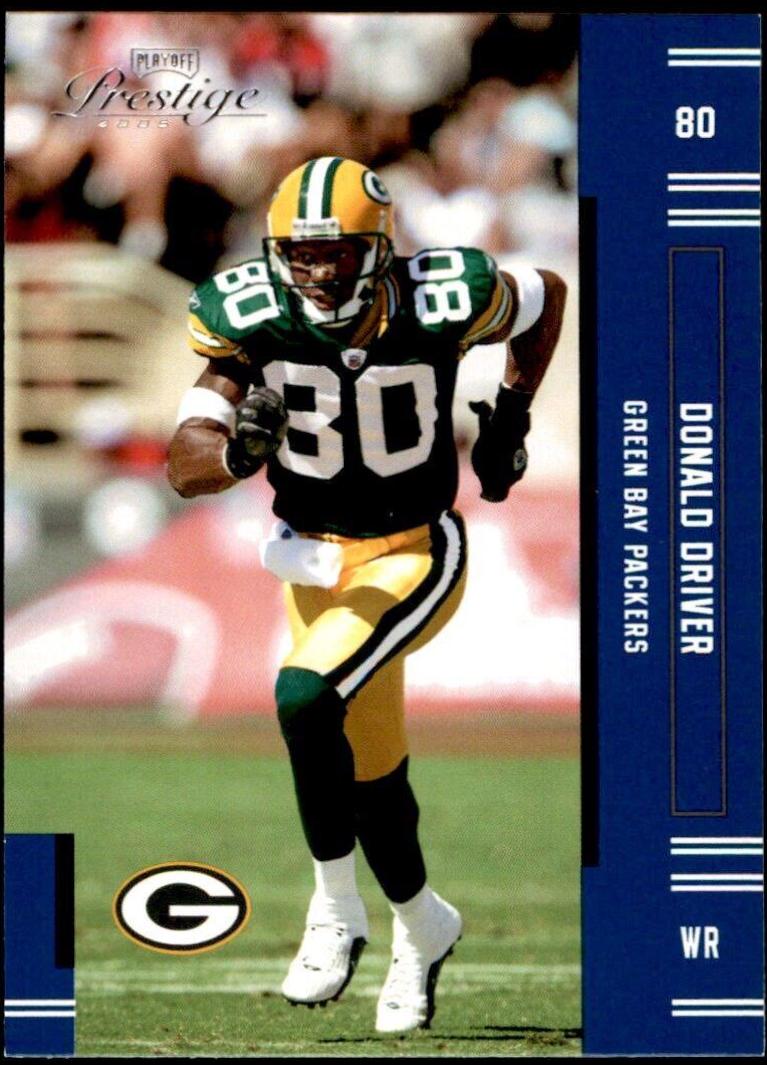 Donald Driver #49 2005 Playoff Prestige Football