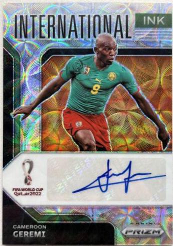 Geremi Soccer Cards 2022 Panini Prizm World Cup International Ink Autograph
