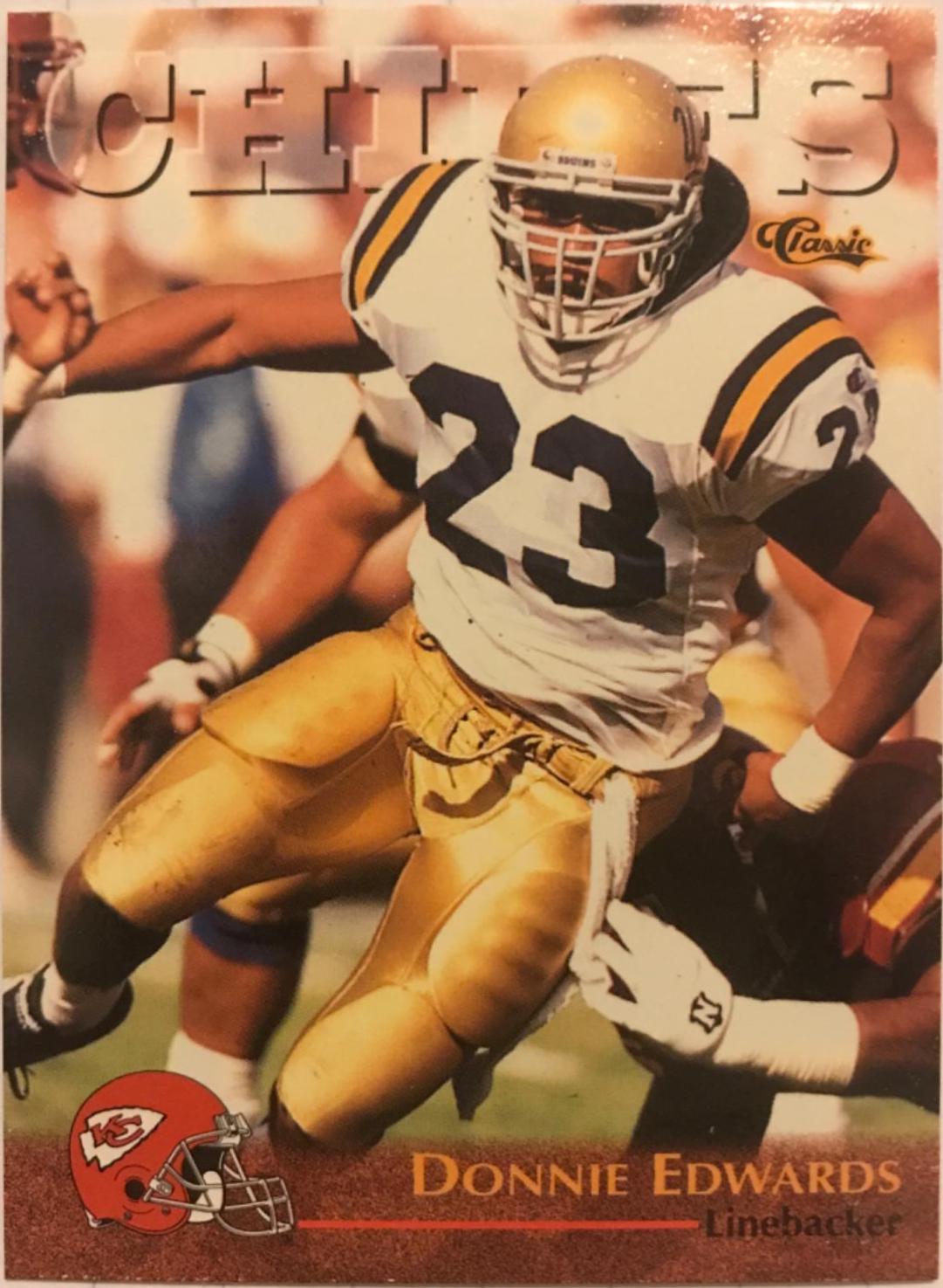 Donnie Edwards #39 Football Cards 1996 Classic NFL Draft