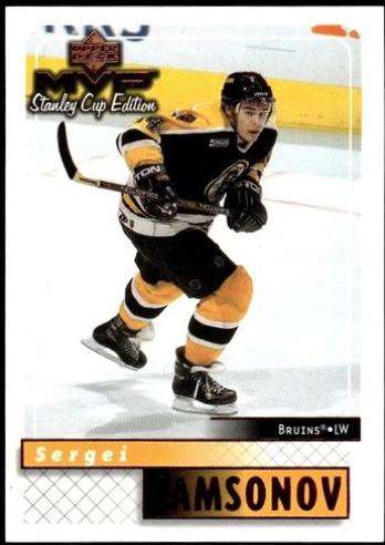 Sergei Somsonov #17 Hockey Cards 1999 Upper Deck MVP Stanley Cup Edition