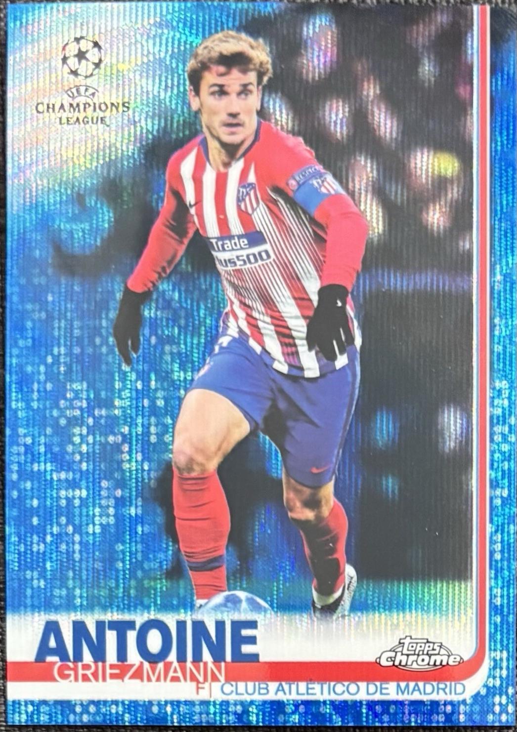 Antoine Griezmann [Running Blue Wave Refractor] #84