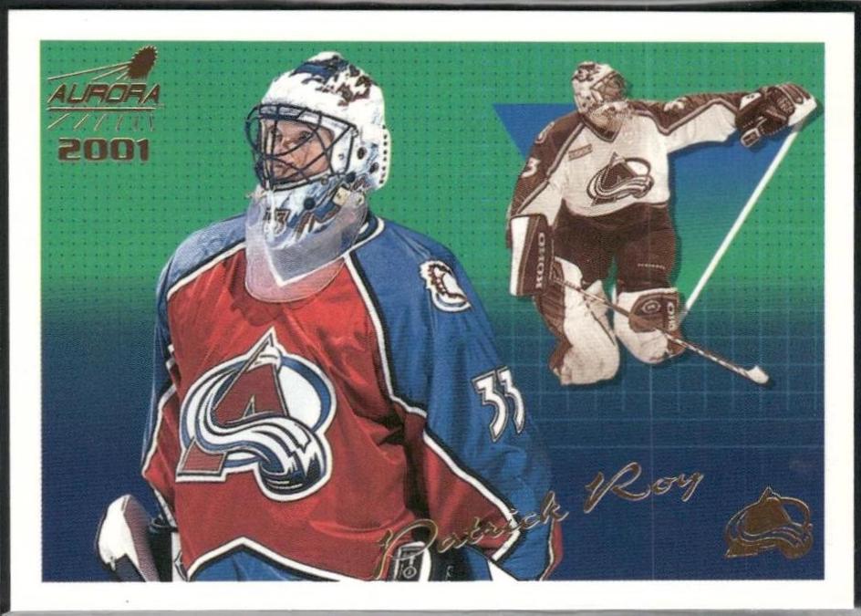 Patrick Roy #40 Hockey Cards 2000 Pacific Aurora