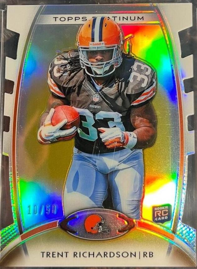 Trent Richardson [Autograph Patch Gold Refractor] #130