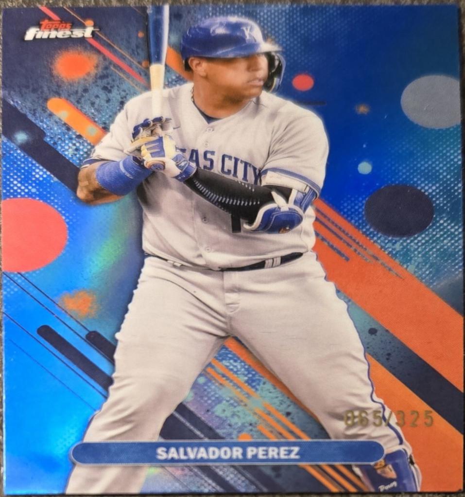 Salvador Perez [Sky Blue Refractor] #77