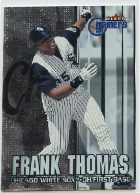 Frank Thomas #35 Baseball Cards 2000 Fleer Gamers