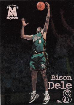 Bison Dele #2 Basketball Cards 1998 Skybox Molten Metal