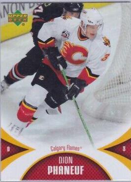 Dion Phaneuf #15 Hockey Cards 2006 Upper Deck Mini Jersey Collection