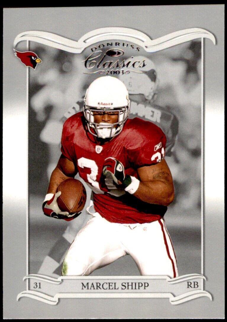 Marcel Shipp #2 Football Cards 2003 Panini Donruss Classics