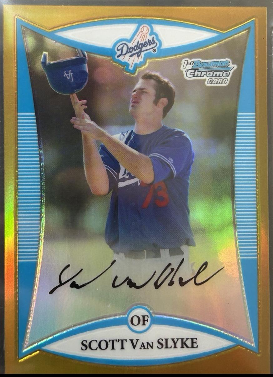 Scott Van Slyke [Gold Refractor] #BCP58