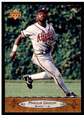 Marquis Grissom #8 Baseball Cards 1996 Upper Deck