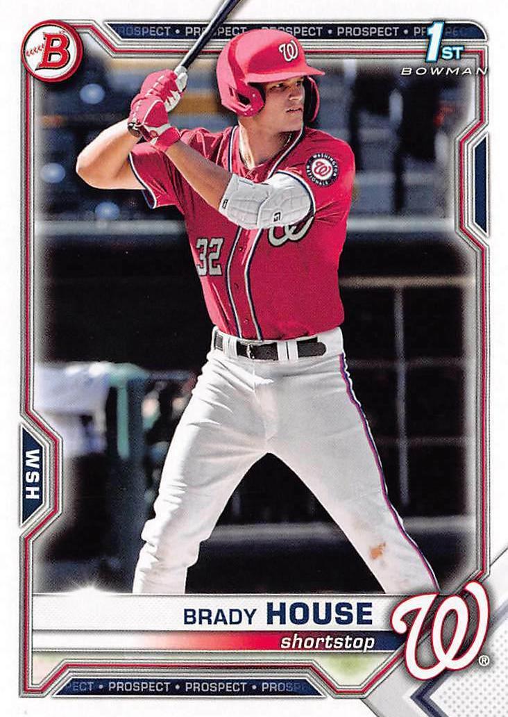 Brady House #186 2021 Bowman Draft Baseball