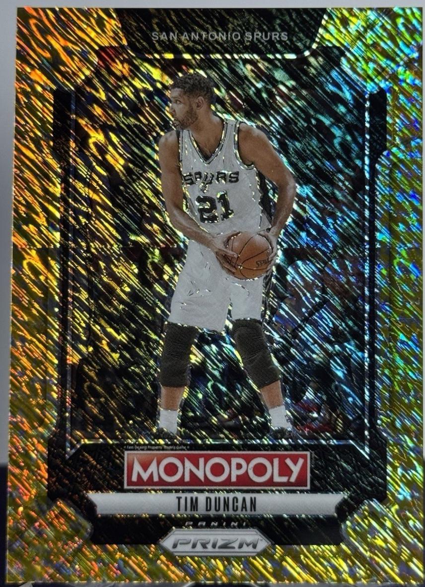 Tim Duncan [Gold Millionaire Shimmer] #LEG5 Prices | 2024 Panini