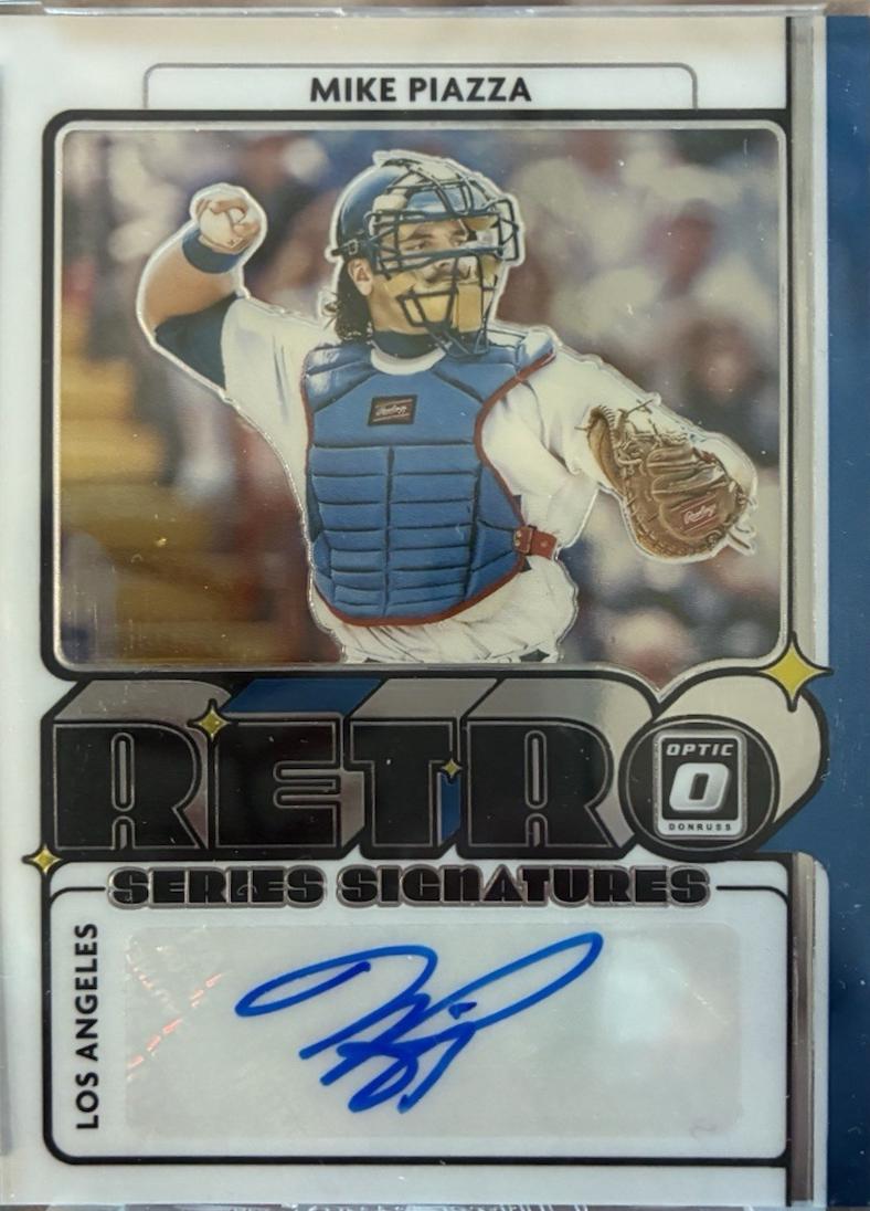 Mike Piazza #RET-MP 2021 Panini Donruss Optic Retro Signature Series Baseball