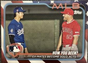 Shohei Ohtani & Mike Trout [Independence Day] #US76