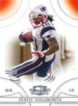 Donte Stallworth #25 Football Cards 2008 Panini Donruss Threads