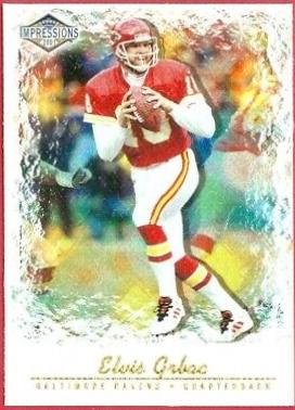 Elvis Grbac #10 Football Cards 2001 Pacific Impressions