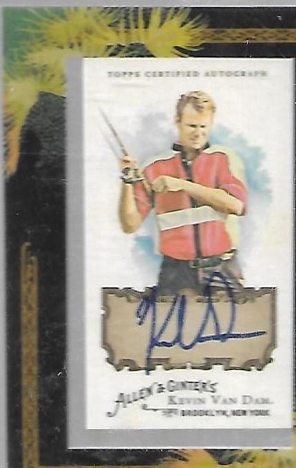 Kevin Van Dam #AGA-KVD Baseball Cards 2008 Topps Allen & Ginter Baseball Framed Autograph