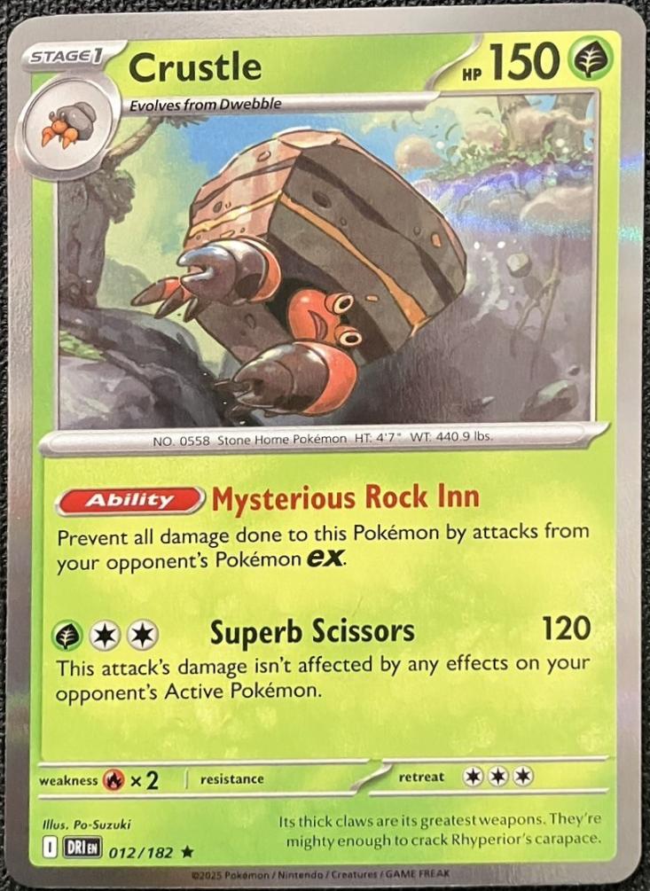 Crustle #12 Pokemon Destined Rivals