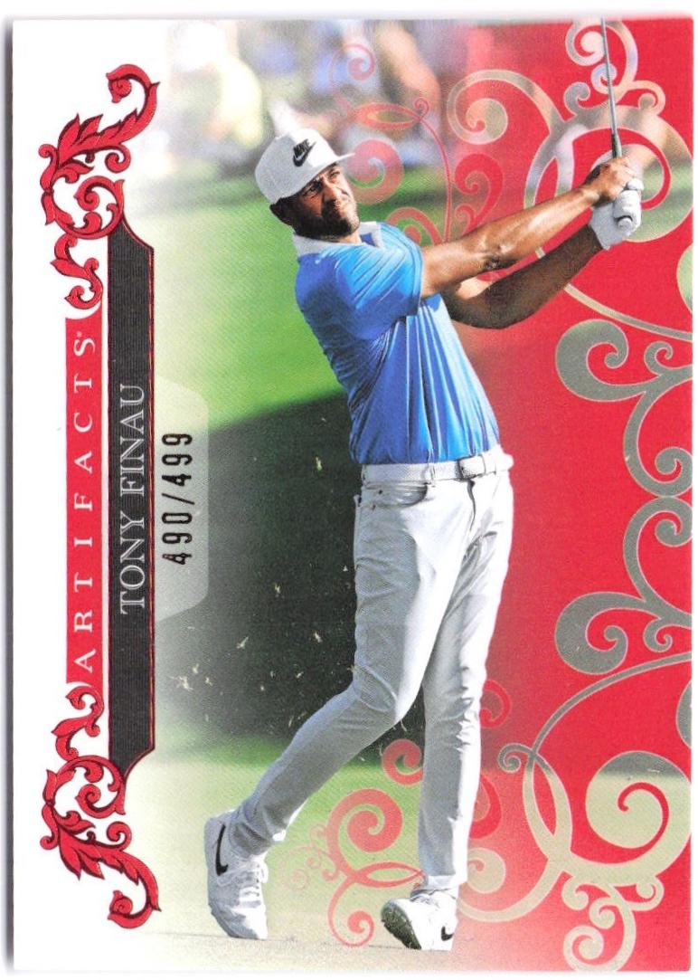 Tony Finau #10 2026 Upper Deck Artifacts Golf