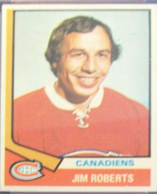 Jim Roberts #78 1974-75 Topps Hockey