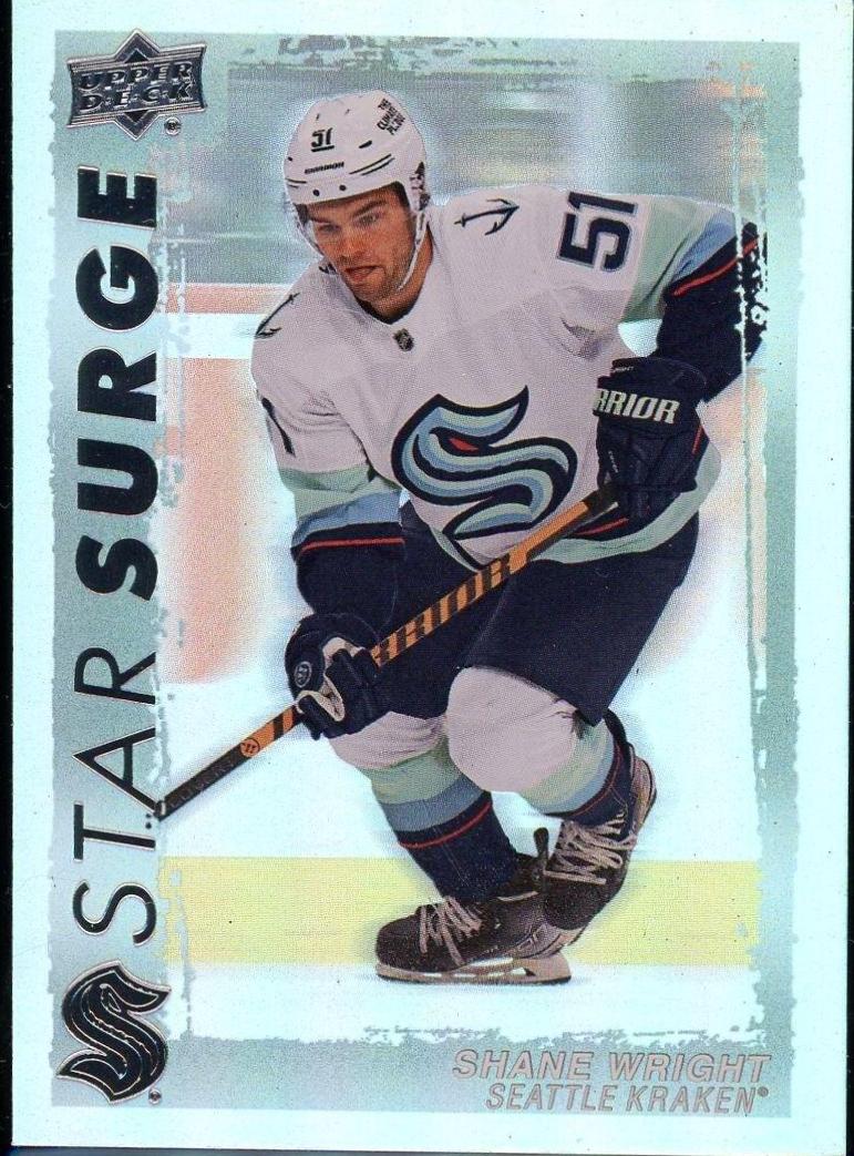Shane Wright #SS-10 Hockey Cards 2023 Upper Deck Star Surge