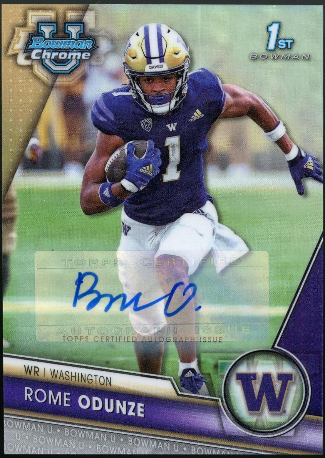 Rome Odunze [Autograph Refractor] #138
