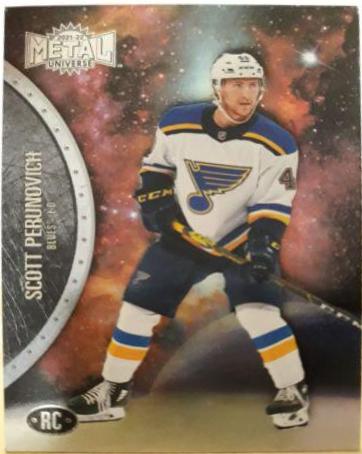 Scott Perunovich #171 Hockey Cards 2021 Skybox Metal Universe