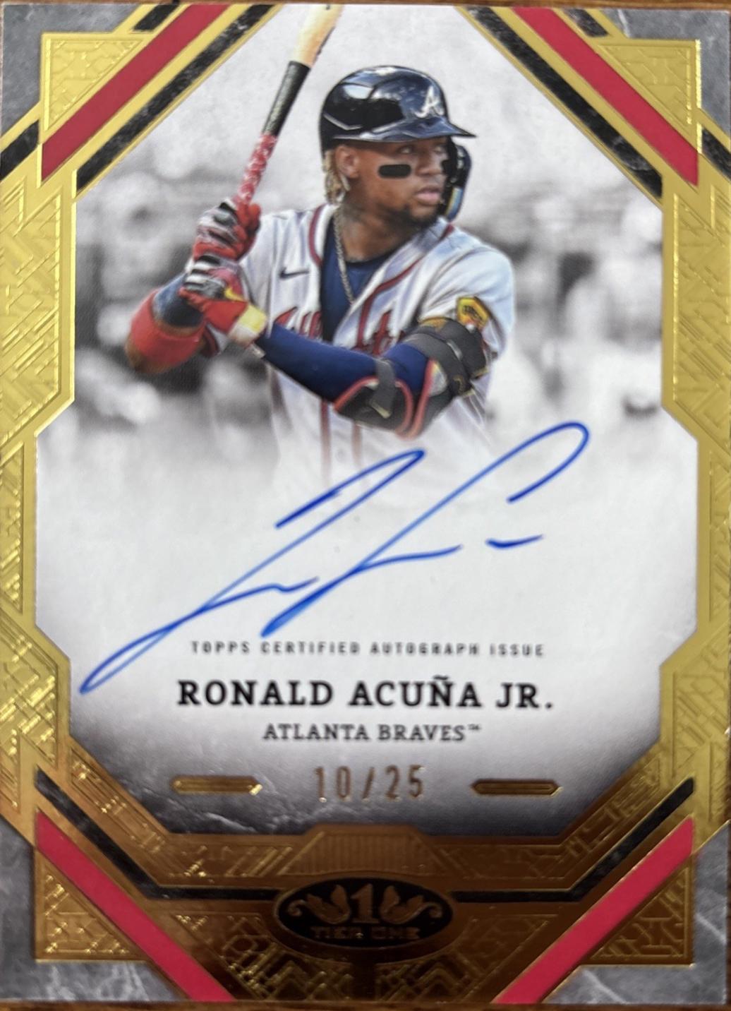 Ronald Acuna Jr. #T1A-RA Prices | 2025 Topps Tier One Tier 1