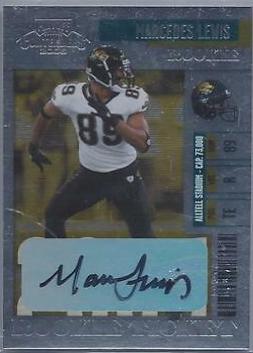 Marcedes Lewis #106 2006 Playoff Contenders Football