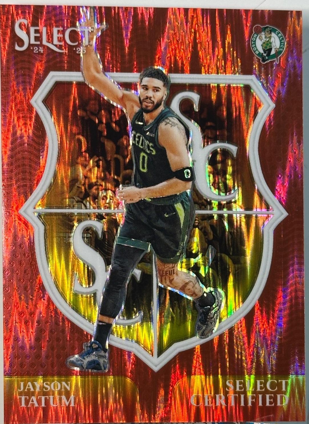Jayson Tatum [Red Flash Prizm] #13