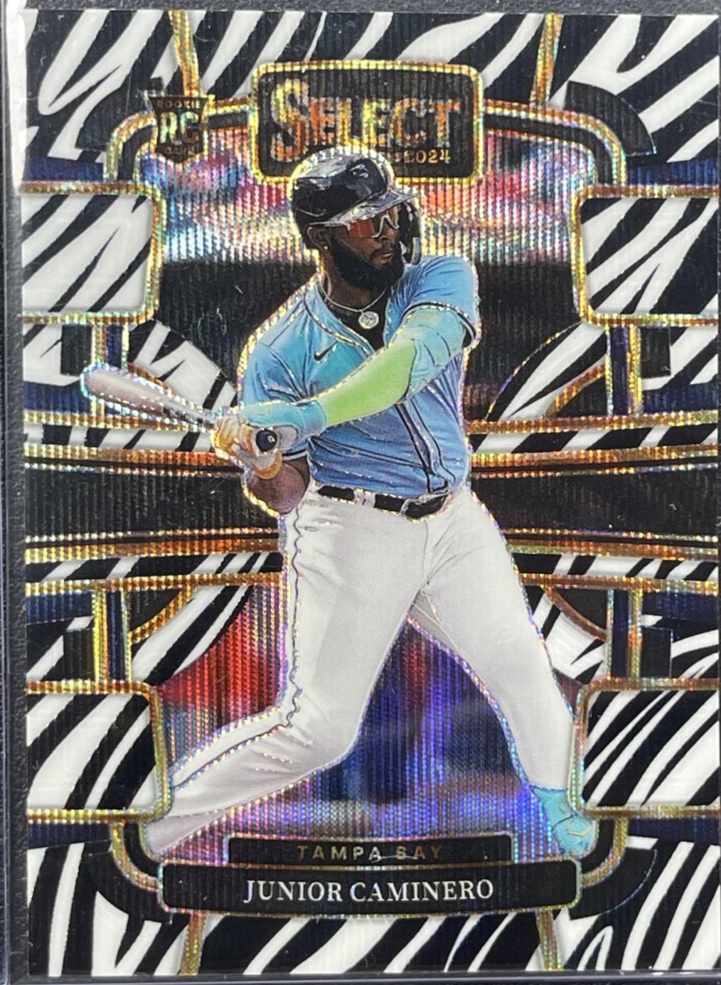 Junior Caminero [Zebra Prizm] #60