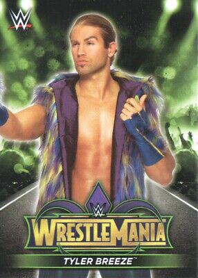 Tyler Breeze #R-41 Wrestling Cards 2018 Topps WWE Road To Wrestlemania 34 Roster