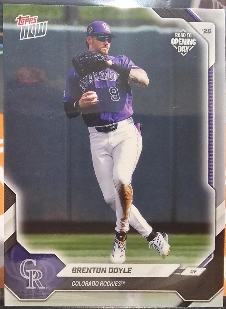 Brenton Doyle #OD-267 2026 Topps Now Road to Opening Day Baseball