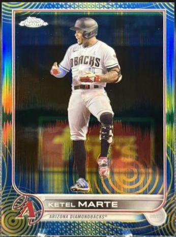 Ketel Marte [Sonic Blue Yellow Pulse] #124