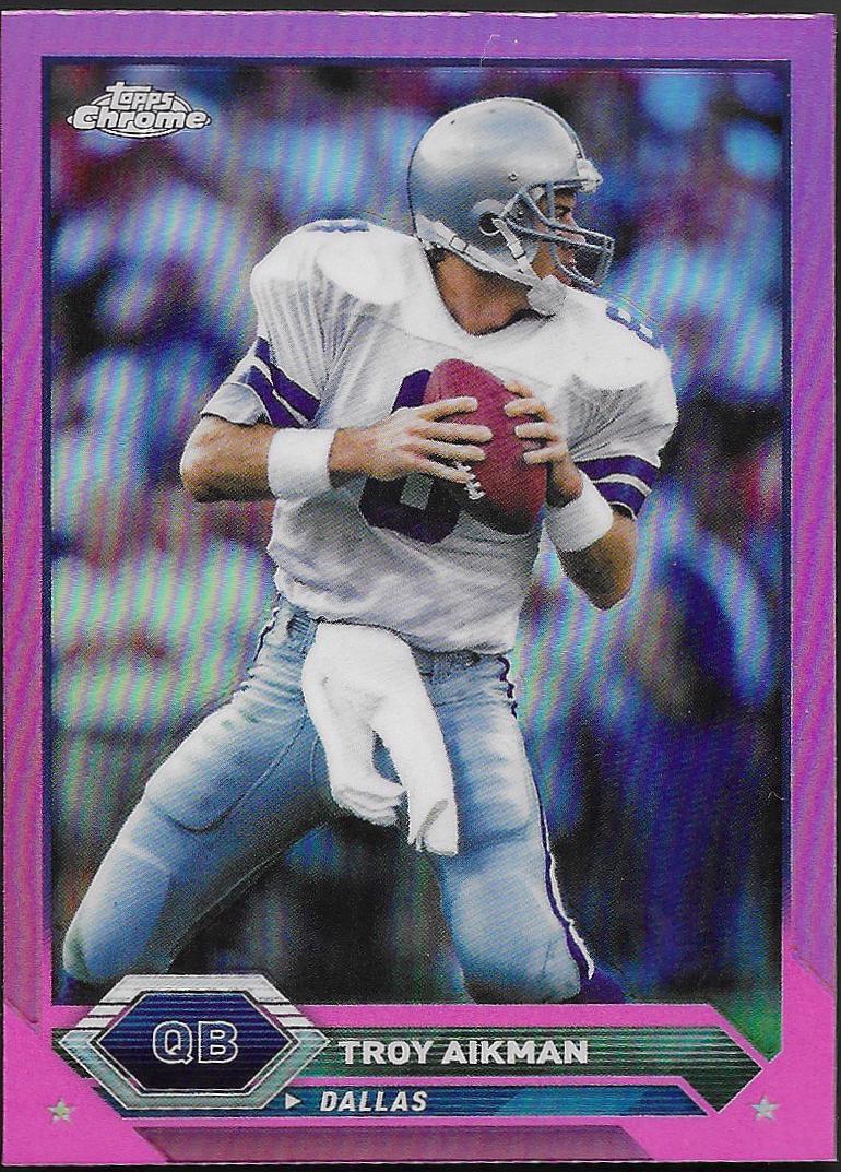 Troy Aikman [Pink Refractor] #29