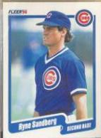 Ryne Sandberg #40 Baseball Cards 1990 Fleer Canadian