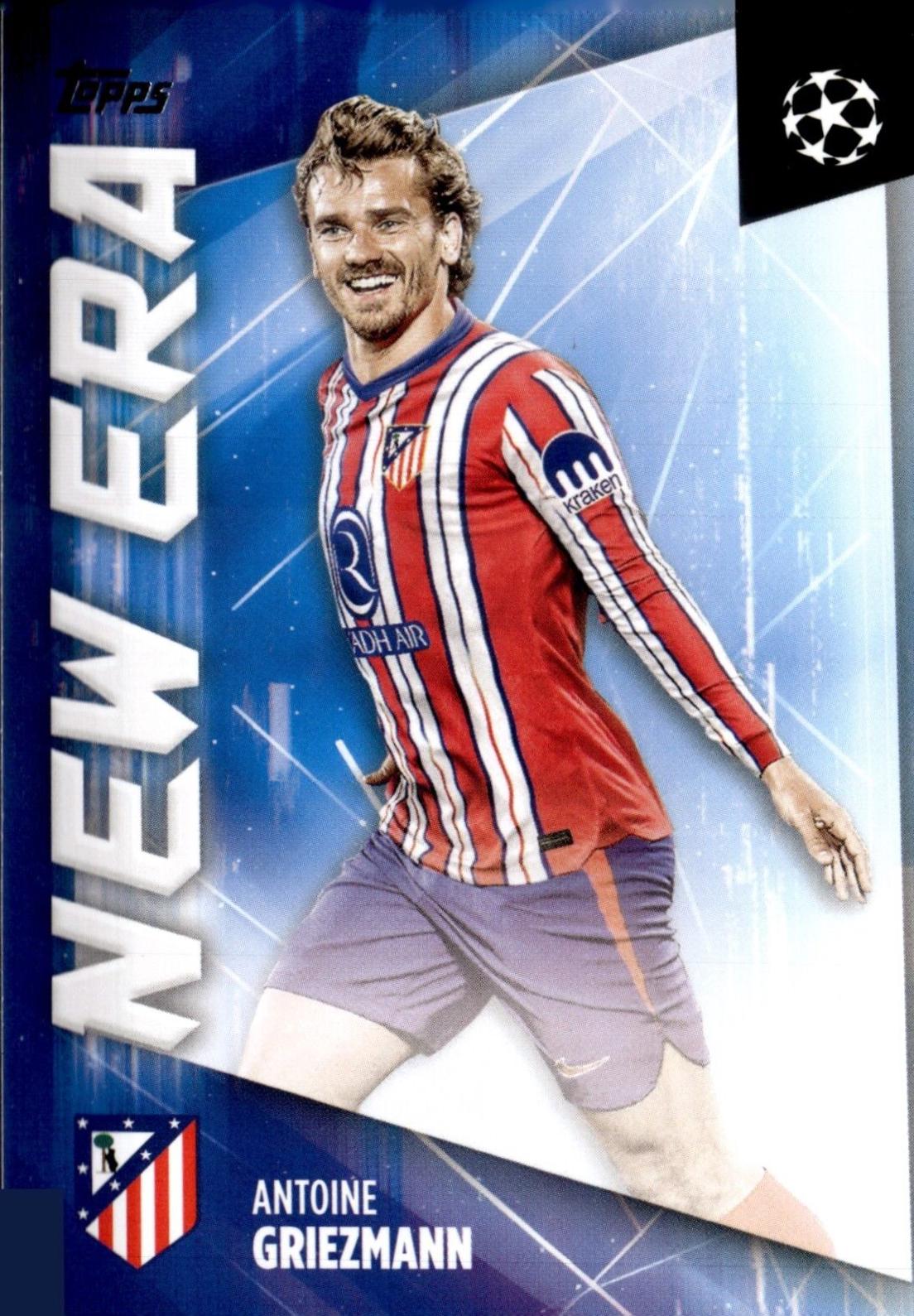 Antoine Griezmann #NE-5 Soccer Cards 2024 Topps UEFA New Era