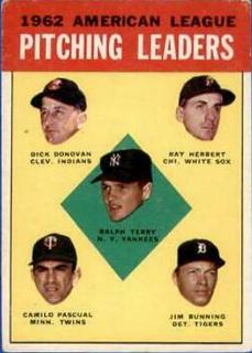 1962 American League Pitching Leaders